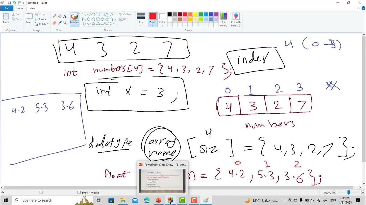 Array in C++ (1D Arrays) - YouTube