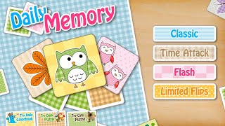 Memory Cartoon Game For Family [HD] Gameplay of Daily Memory Game | Casual Relaxing Game Part 1 screenshot 4
