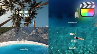 Summer Vibes Modular Template for Final Cut Pro — MotionVFX