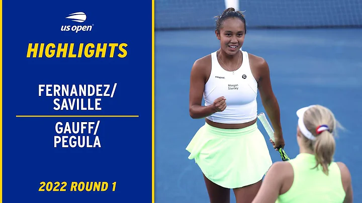 Fernandez/Savill...  vs. Gauff/Pegula Highlights |...