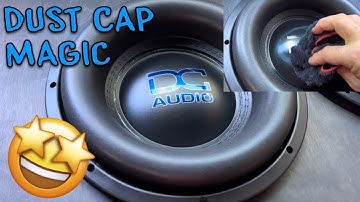 How to modify a speaker dust cap! Custom dust cap on your subwoofer!