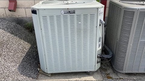￼Shaky 1998 Trane XE1000 - Running Without the Compressor