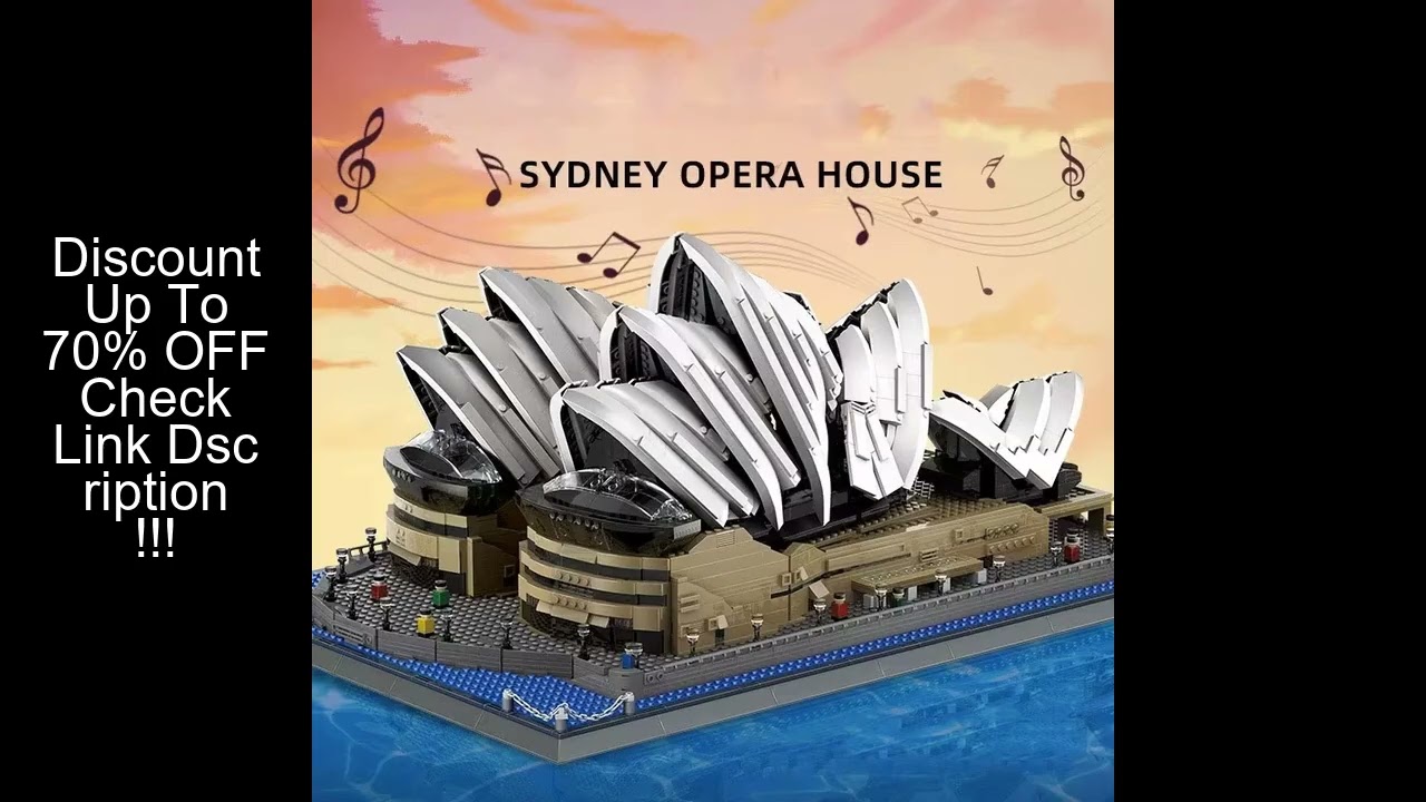 2937pcs Sydney Opera House Building Blocks MOC Model Kit - Famous City Landmark Architecture Assembl