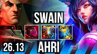 SWAIN vs AHRI (MID) | EUW Master | 26.13