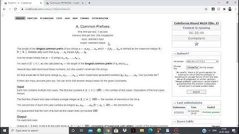 Codeforces Round 659 Div2 A Common Prefixes