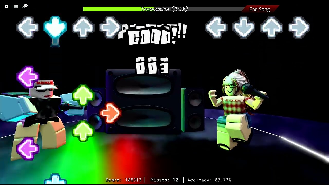 Termination [QT] + NEW SKINN!! | Me VS No One | Basically FNF: Remix - Roblox