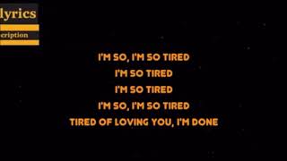 Anke Richards - Tired (Lyrics) | We are Lyrics