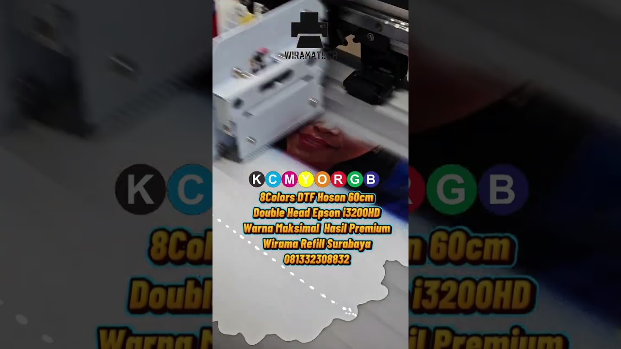DTF Double Head i3200HD 8 WARNA CMYKWORGB