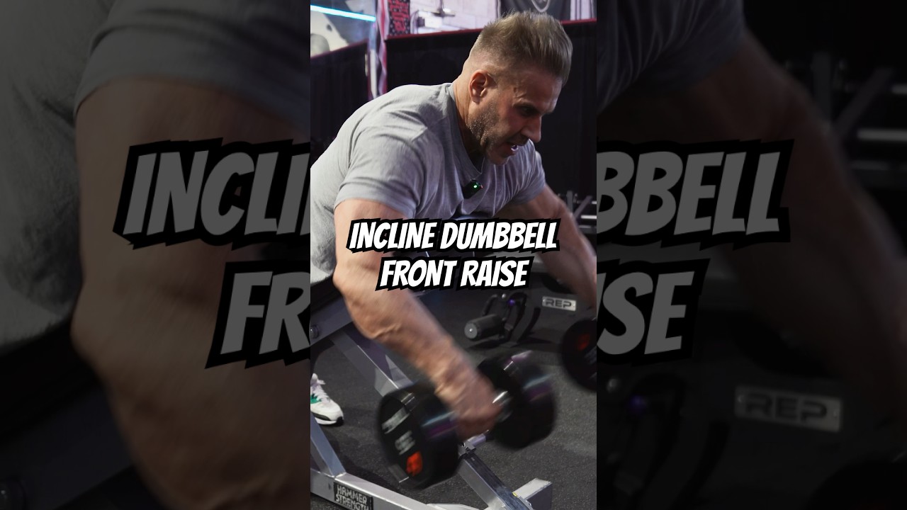 INCLINE DUMBBELL FRONT RAISE