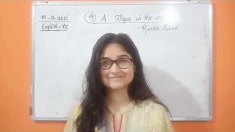 CLASS VII ENGLISH 15-12-2021 BY MS SHWETA SHUKLA