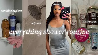 my EVERYTHING shower routine | feminine hygiene tips + self care