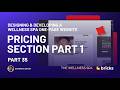 Pricing Section 1 - Developing A Wellness Spa Website in Bricksbuilder Part 35