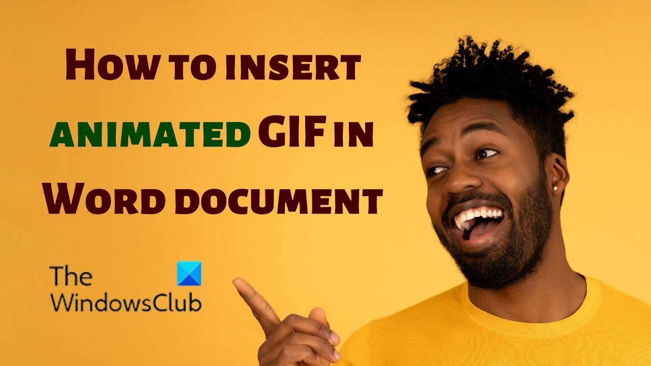 How to Insert an Animated GIF Into a Word Document