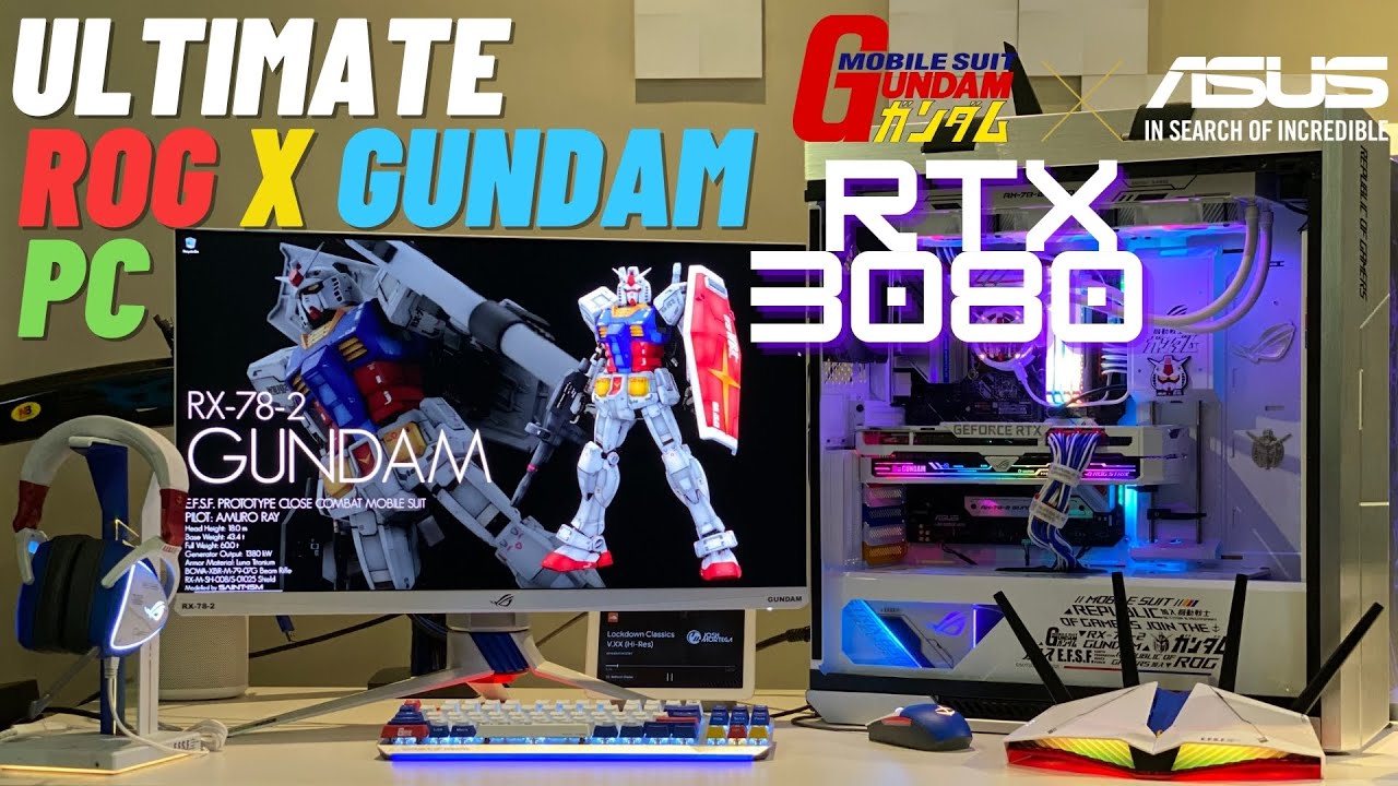 Asus Gundam Full Build on RTX 3080 #asusgundam #asuphxgundam #gundam