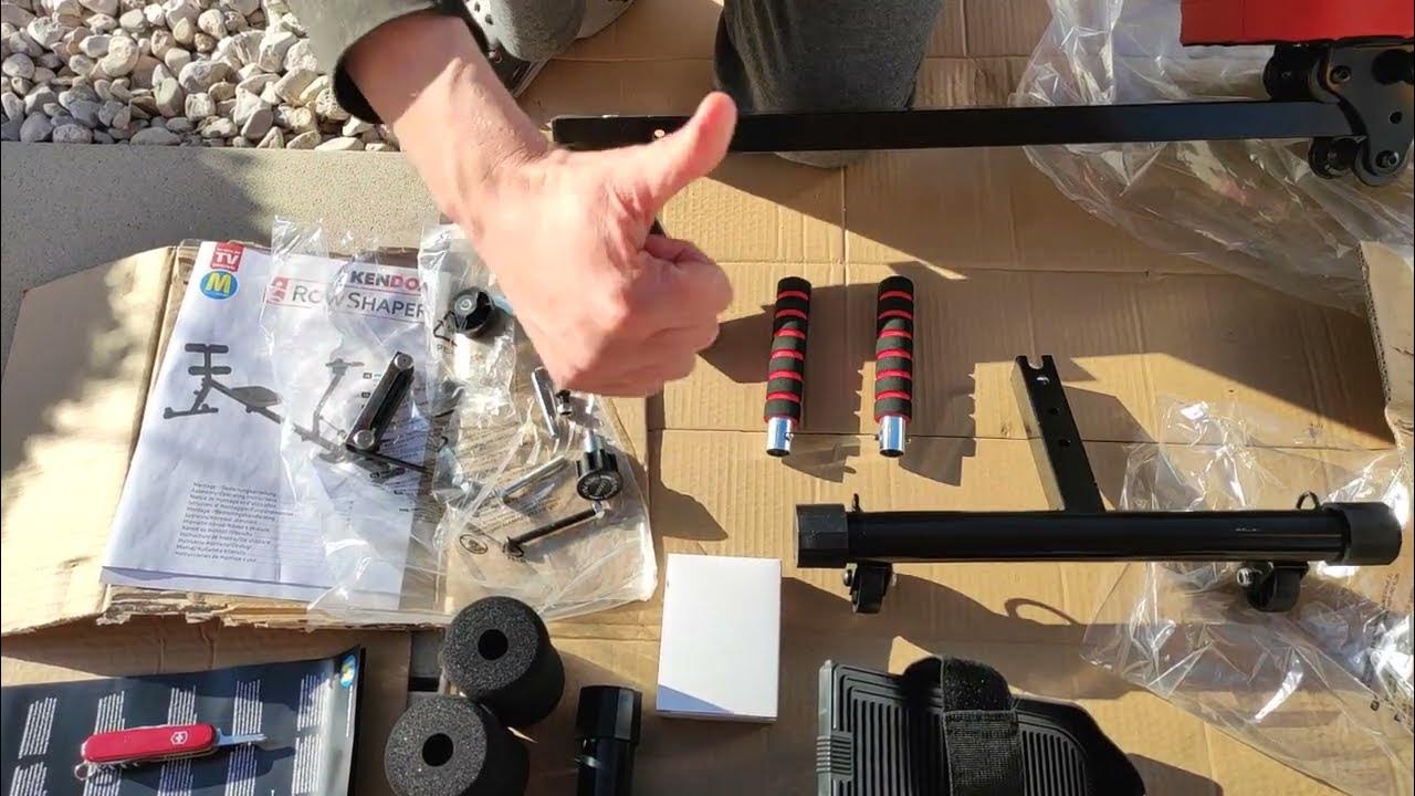 Row Shaper Anleitung Aufbau Zusammenbau Media Shop Oberkörpertrainer