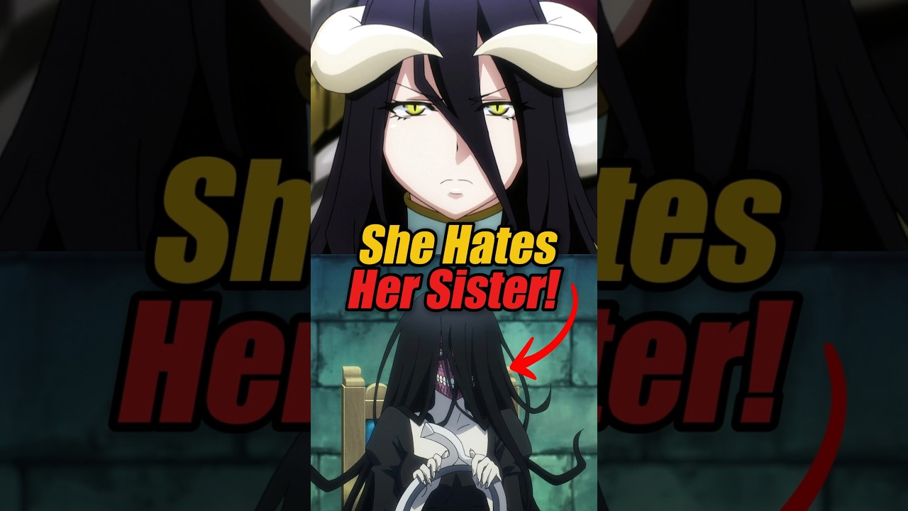 Did You Know Why Albedo Hated Her Sister Nigredo in Overlord? #overlord