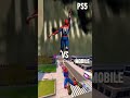 SPIDER MAN PS5 VS MOBILE #spiderman #jogos #gaming #feedshorts #shorts #web