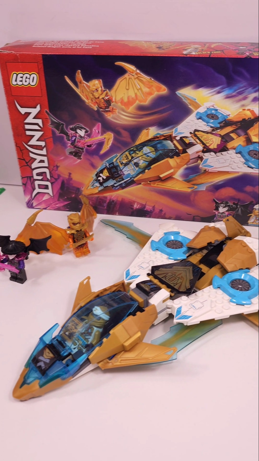 LEGO NINJAGO Zane's Golden Dragon Jet (71770)[258 pcs] Review‬