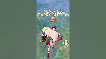 🤬 Never Use Carry Button In Pubg Mobile #shorts #pubg