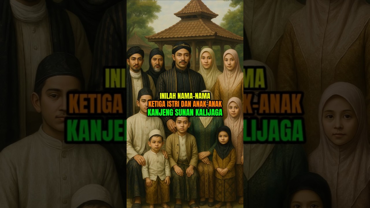 Inilah Nama-nama Ketiga Istri Dan Anak-anak Sunan Kalijaga 