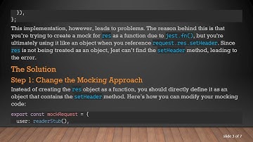Solving the setHeader TypeError in Jest: A Mocking Guide for Unit Testing