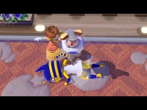 Daisy grabs Ankha(Kemoryona)