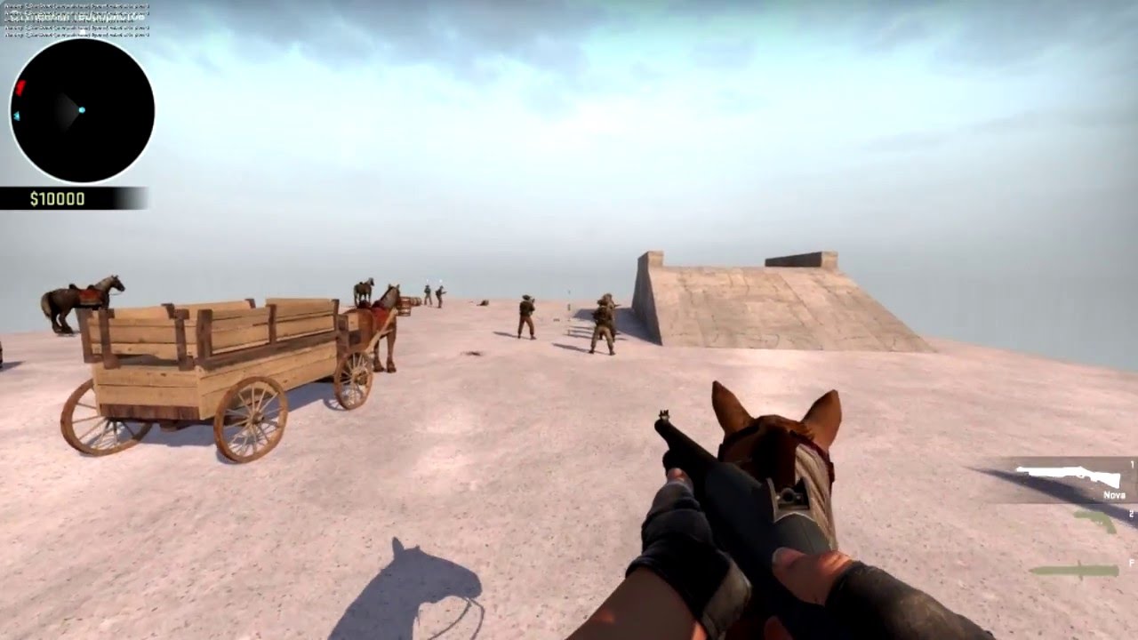 CS:GO Western Mod [02 - horses & wagons] - YouTube