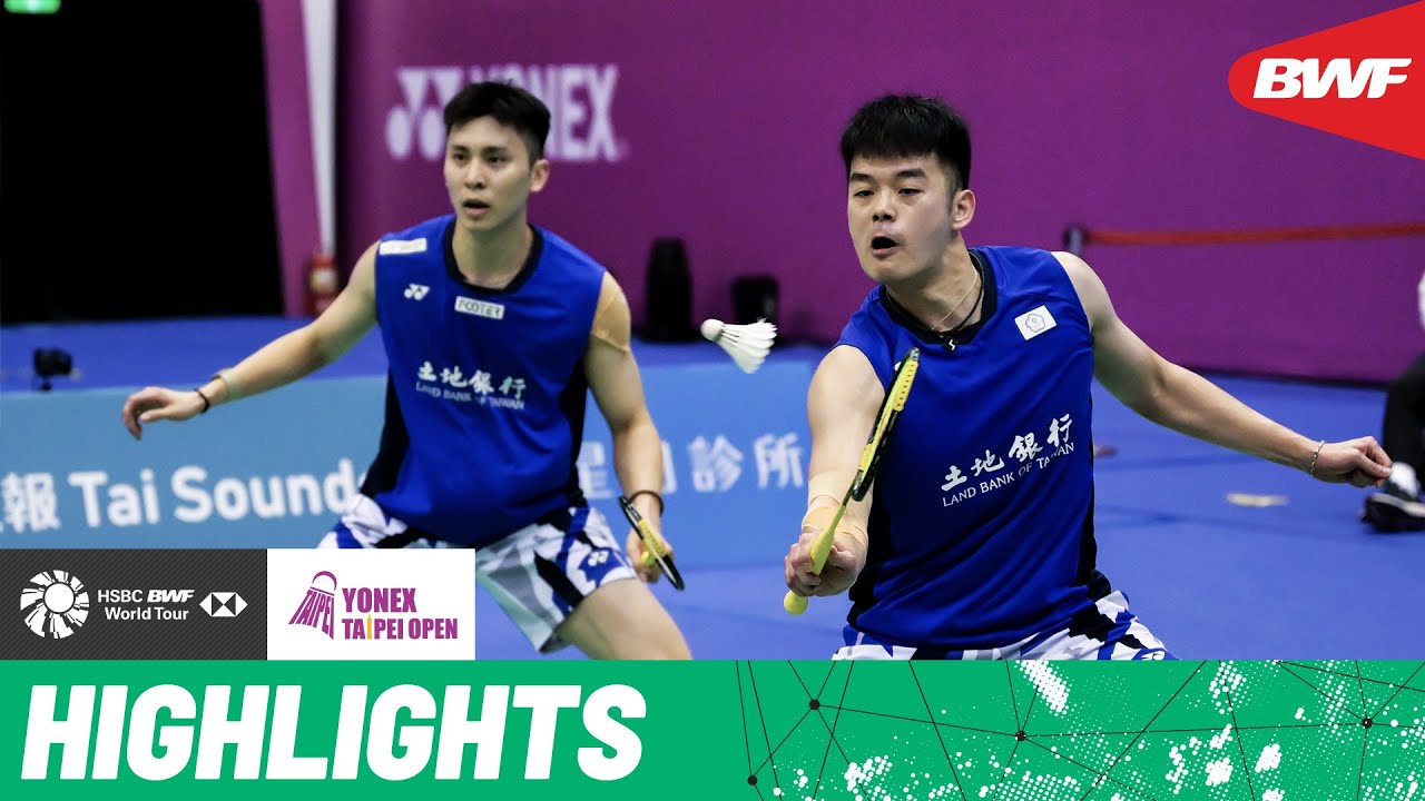 Men’s doubles action as Kang/Ki face No.2 seeds Chiu/Wang