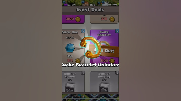 BUYING SNAKE BRACELET INSTEAD OF DARK CROWN BCOZ IT SUCKS 🤮 #coc #clashofclans