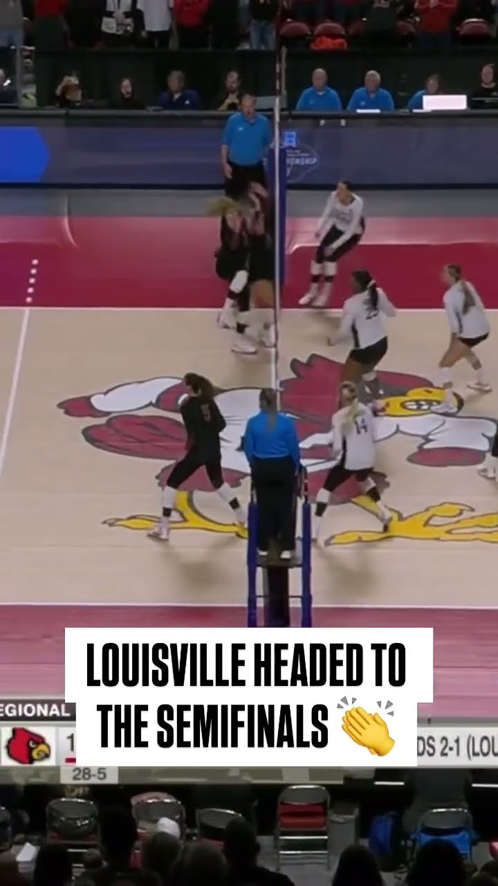 Louisville volleyball is headed to the semifinals ?