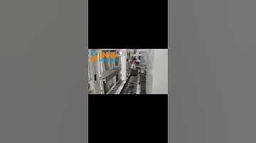 Fully automatic case sealer from hennopack