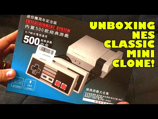 Chinese Knock Off NES Classic Mini Unboxing & Playing Nintendo Famiclone  Bootleg 