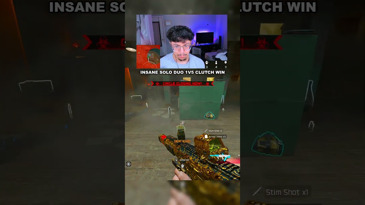 Insane solo duo 1v5 clutch win 