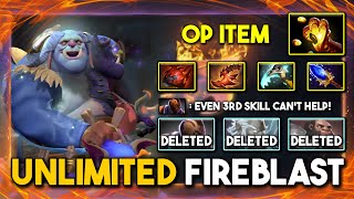 UNLIMITED FIREBLAST OFFLANE Ogre Magi Aghs Scepter + Scythe Vyse Build Even Anti Mage Can't Escape