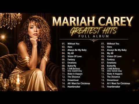 Best of Mariah Carey Songs - Mariah Carey Greatest Hits 2026 Collection Full Playlist #l128