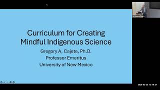 Native Voices in STEM (NVIS) | Dr. Gregory Cajete | Spring 2026