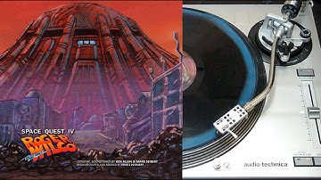 Space Quest IV: Roger Wilco and the Time Rippers - OST vinyl LP face B (Two Guys Records)