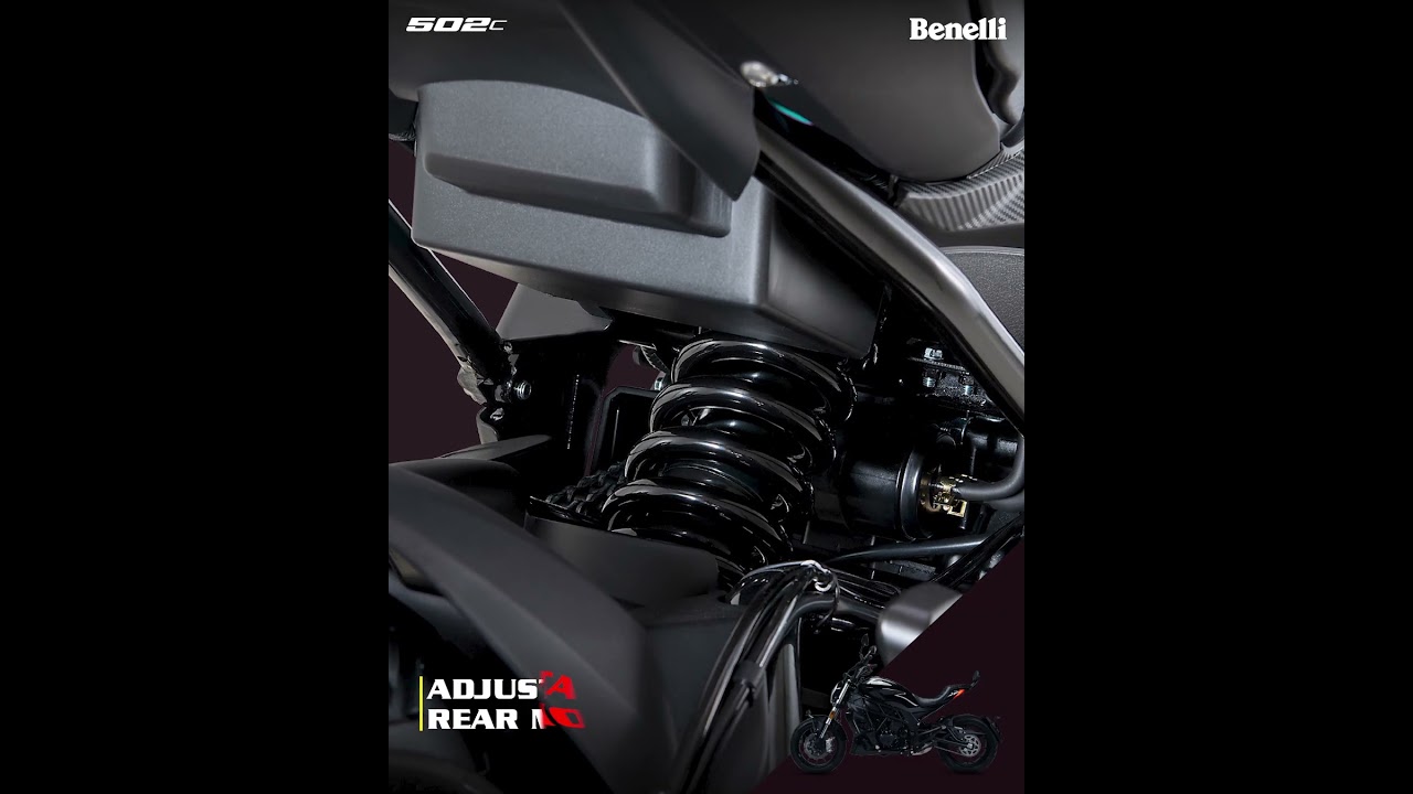 The 502C suspension system absorbs uneven roads effortlessly | Keeway India