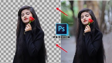 Background Remove In Ps Touch || Background eraser