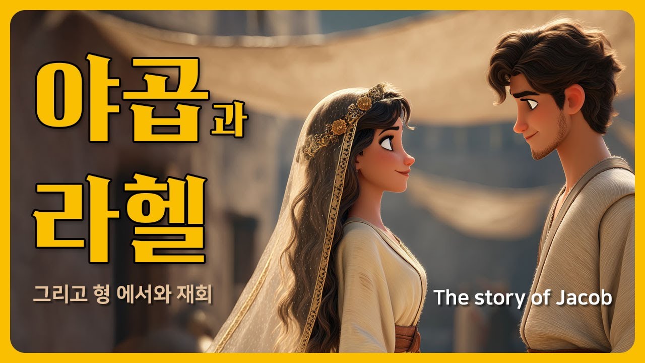 야곱과 라헬 그리고 에서와 재회 l 성경 애니메이션 이야기 ㅣ 성경 만화 이야기 ㅣ 성경 동화 이야기 ㅣAI 애니메이션 ㅣ ...