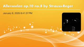 Allerseelen op.10 no.8 by Strauss-Reger. Najib Ismail, piano