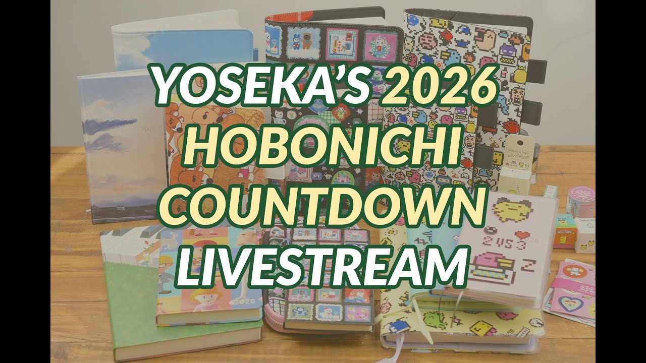 Yoseka Hobonichi 2026 Countdown Livestream