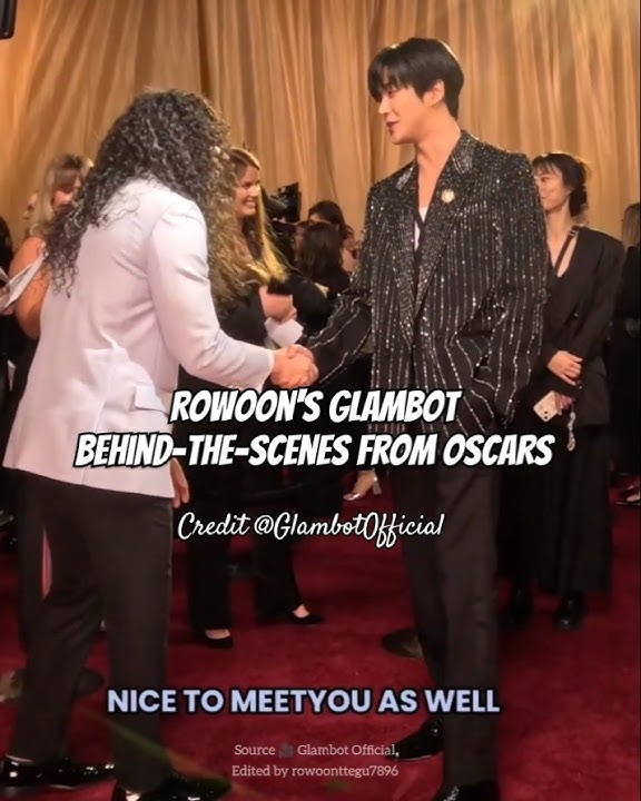 #ROWOON's Glambot behind the scenes video from#OSCARS2025 #로운 #ロウン #김석우 #kpop #kdrama #shorts #edit