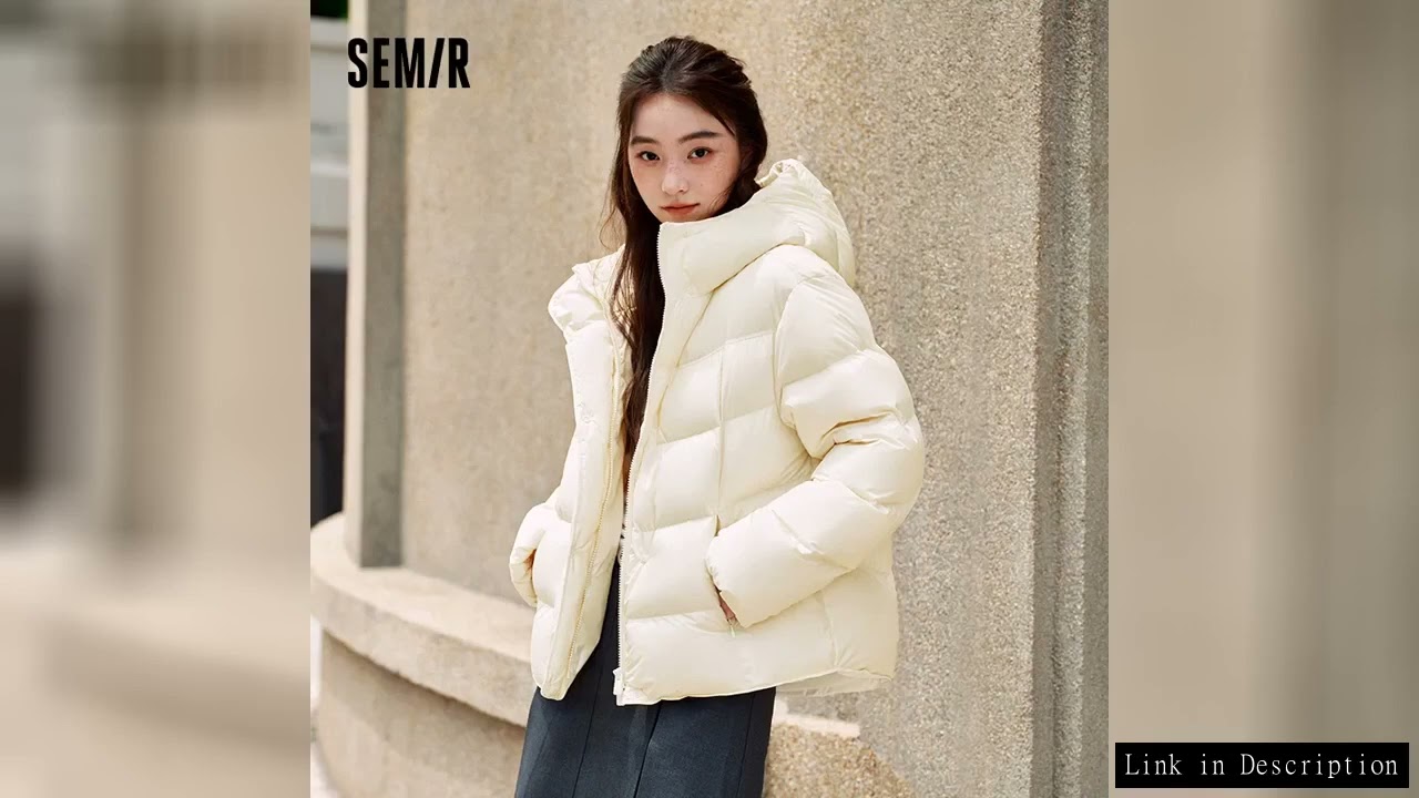 Semir Down Jacket Women Winter Down Waterproof Oil-proof Stain-proof Heat-Generating Anti-Static 202
