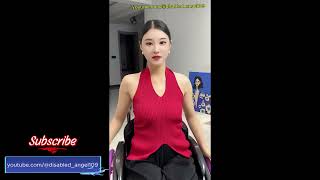 Daily life with paraplegic girl on wheelchair 9 #paraplegic #wheelchair #disability #disabled
