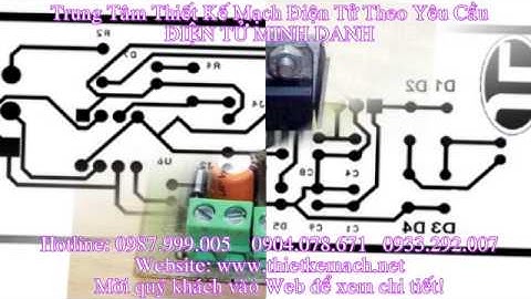 Điều Khiển Động Cơ DC Dùng PIC16F877A - Thiet Ke Mach Dien Tu