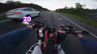 How it is to Drive a Quad on the Highway (POV Suzuki LTZ400)