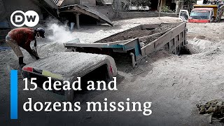 Volcano on Java rains hot mud and ash on surrounding villages | DW News