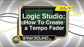 Logic Pro: How To Create a Tempo Fader | WinkSound