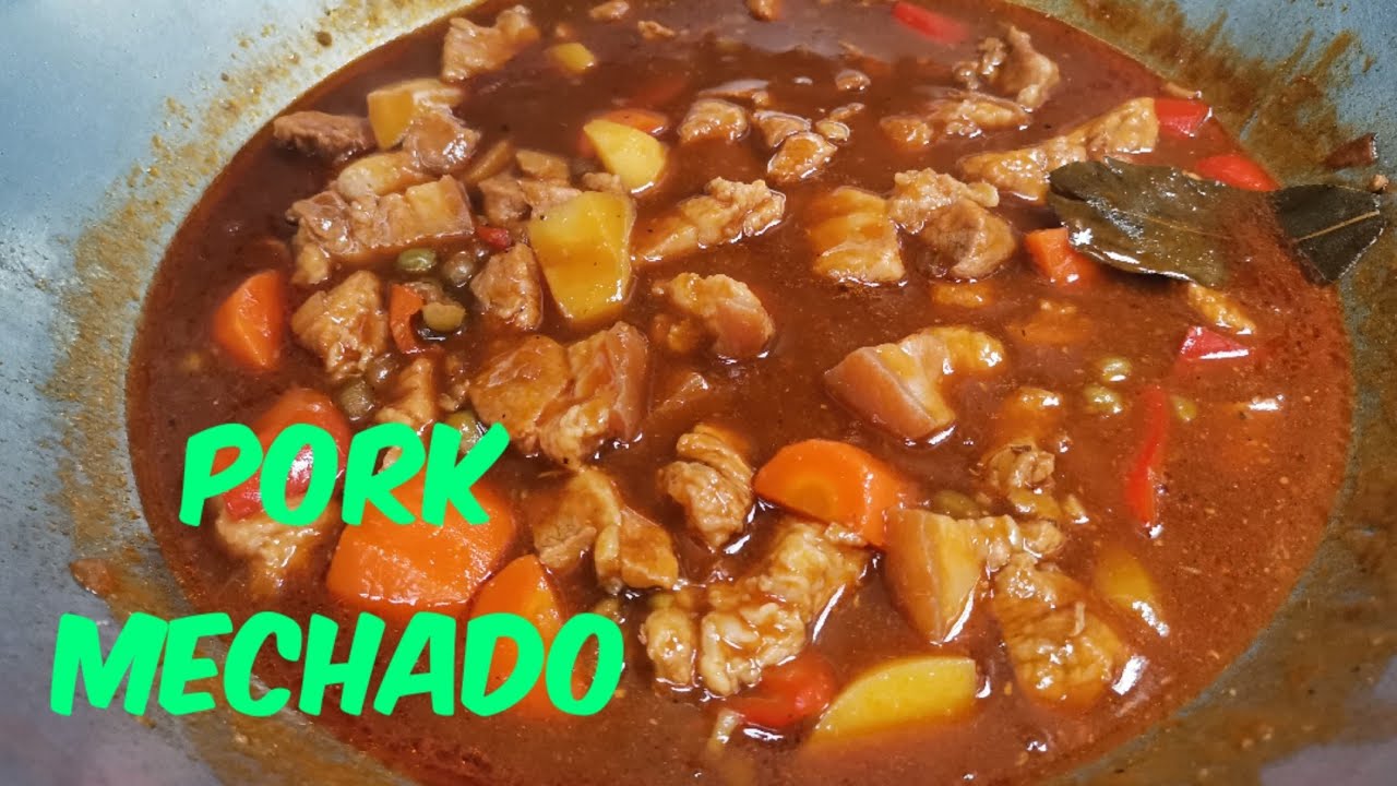 Pork Mechado Recipe Panlasang Pinoy Lutong Pinoy PUTAHING Pinoy